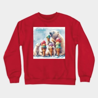 We like ice cream yes we do . Crewneck Sweatshirt